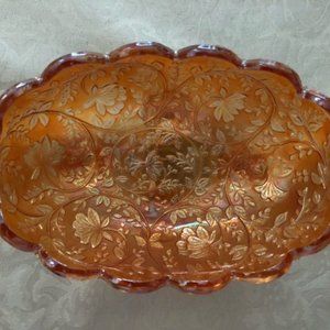 Carnival Glass Small Sauce Bowl Louisa Very Very Rare Westmoreland